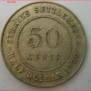 50 Cents 1920 KM 35.1 PR/XF