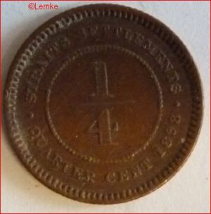 1/4 Cent 1898  KM 14  PR/XF