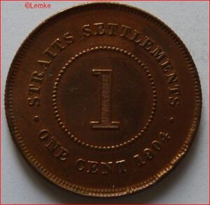 1 Cent 1904  KM 19  UNC