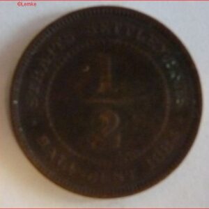 1/2 Cent 1884 KM 8a PR/XF