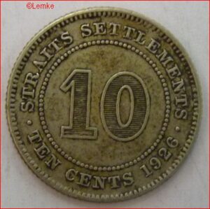 10 Cents 1926  KM 29b  ZFR