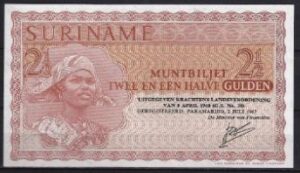 2 1/2 gulden  P117-b  1967  UNC