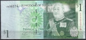 1 pa'anga P37-1  2009  UNC