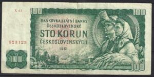 100 korun  P91-c  1990/92  Fr