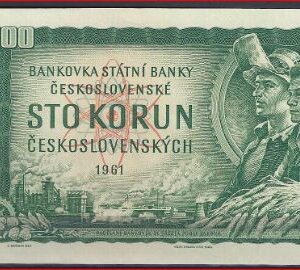 100 korun  P91-B  1961  aUNC