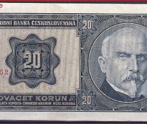20 korun  P21-a  1926  Pr