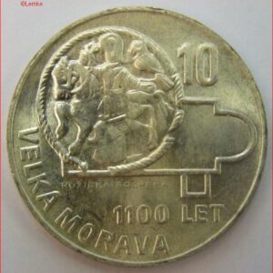 10 Korun 1966 KM 61 UNC Zilver
