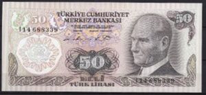 50 lira  P188-a1  1976  UNC