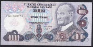 1000 lira  P191  1970  UNC