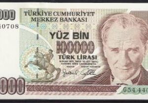 100.000 lira P206 1997 UNC