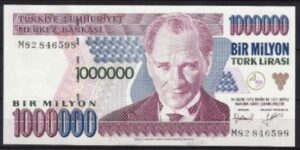 1 miljoen lira  P209  1995  UNC