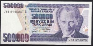 500.000 lira P212 1998 UNC