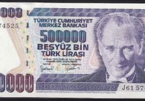 500.000 lira  P212  1998  UNC