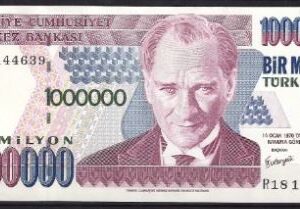 1 miljoen lira P213 2002 UNC