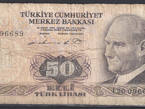 50 lira  P188-1  1970  Fr-