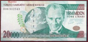 10.000.000 Lira  P215-2  2000   Pr