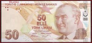 50 lira  P225-a  2009  UNC