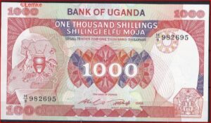 1000 Shillings 1986 P 26 UNC