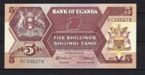 5 Shillings 1987  P 27  UNC