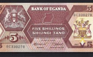 5 Shillings 1987  P 27  UNC