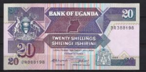 20 shillings 1988 P 29-b UNC