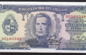 50 pesos 1967  P 46-a  UNC