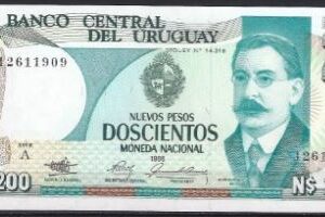 200 nuevos pesos 1986  P 66-a  UNC