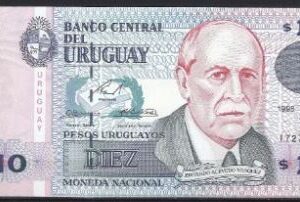 10 pesos uruguayos 1998  P 81-a  UNC