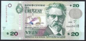 20 pesos uruguayos 2000 P 83-a UNC