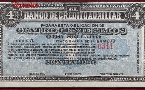 4 Centesimos okt. 1887  P S 161  UNC