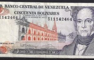 50 Bolivares 8-12-1992  P 65-d  ZFR