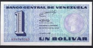 1 bolivar 1989  P 68  UNC