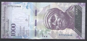 1.000 Bolivares 23-3-2017  P 95-b  UNC