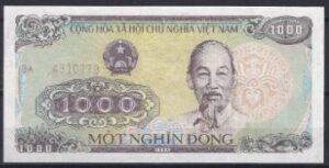 1.000 dong P106-b 1988 UNC