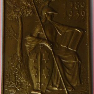 Plakette Vrijmetselaarsloge Haarlem 1939 Rare