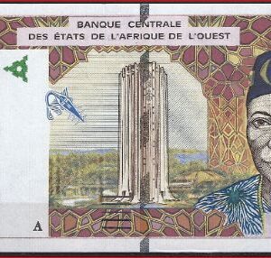 10.000 Francs 1992 Ivoorkust  P 114A-a  UNC