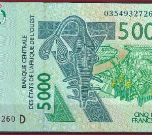 5.000 Francs 2003 Mali  P 417D-a  UNC