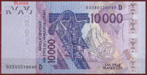 10.000 Francs 2003 Mali P 418D-a UNC
