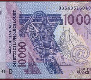 10.000 Francs 2003 Mali  P 418D-a  UNC
