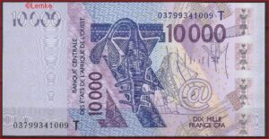 10.000 Francs 2003 Togo P 818T-a UNC