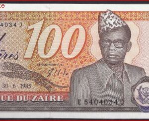 100 Zaires 30-6-1985  P 29-b  UNC