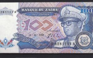 100 Zaires 1988  P  33-a  UNC