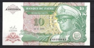 10 Nouveaux Makuta 1993  P 49  UNC