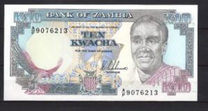 10 Kwacha 1991 P 31-a UNC
