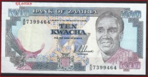 10 Kwacha 1989 P 31-a PR/XF