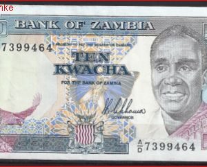 10 Kwacha 1989  P 31-a  PR/XF