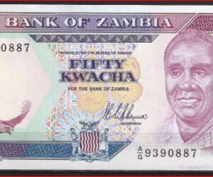 50 Kwacha 1989  P 33-a  PR/XF+
