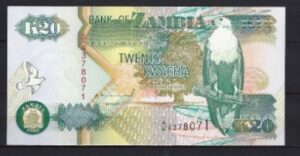 20 Kwacha 1992  P 36-a  UNC