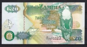 20 Kwacha 1992  P 36-b  UNC