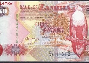 50 Kwacha 2001  P 37-b  UNC